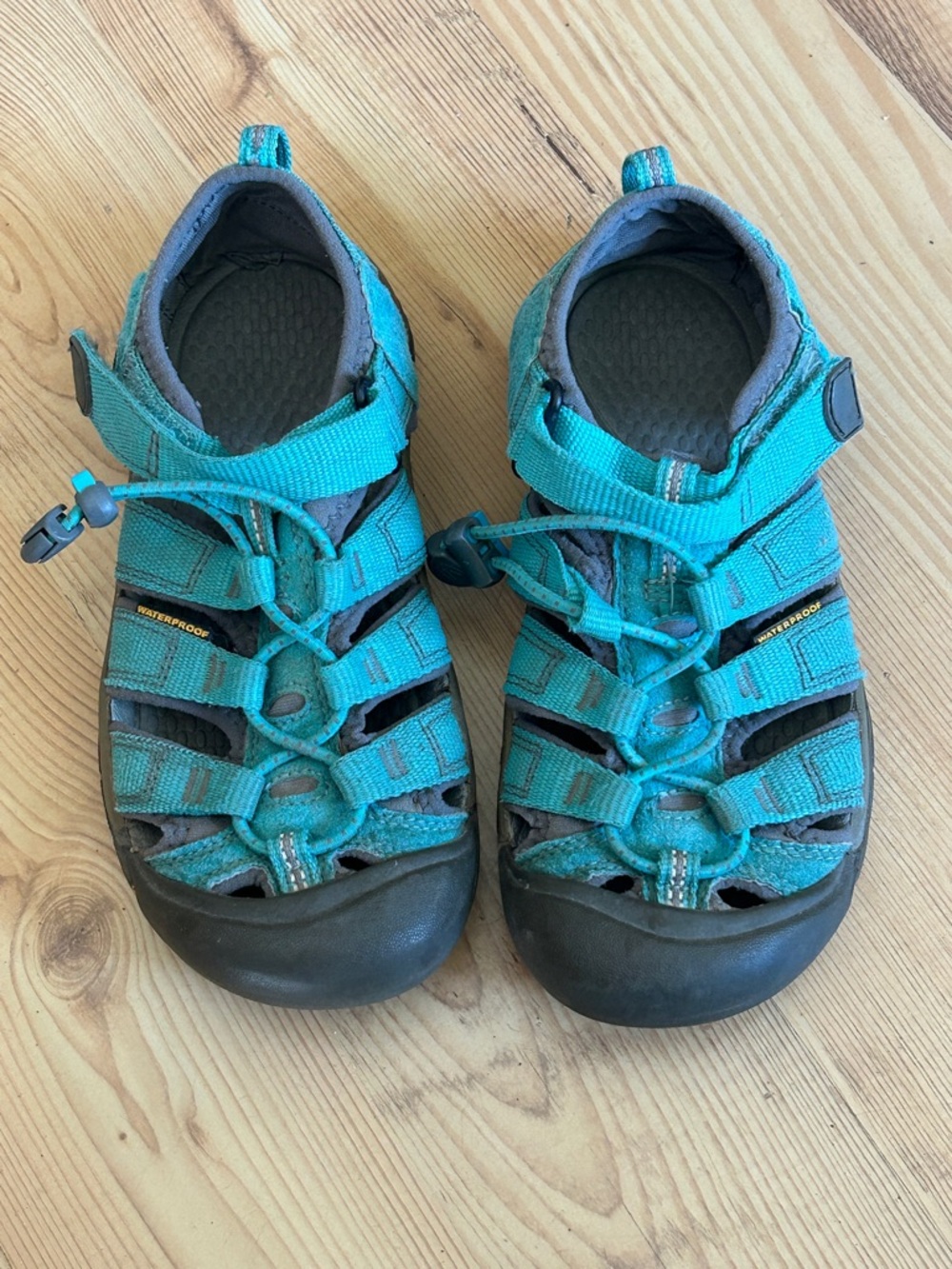Kids Keen Sandals-Teal Waterproof Active Shoe